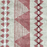 Una Berry Blush Embroidered Fabric Sample