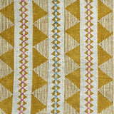 Una Gold Embroidered Fabric Sample