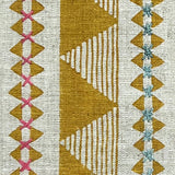 Una Gold Embroidered Fabric Sample