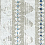 Una White Embroidered Fabric Sample