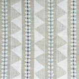 Una White Embroidered Fabric Sample