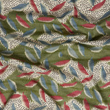 Pluma Green Fabric Sample