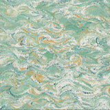 Venezia Marbled Sea Green Fabric Sample