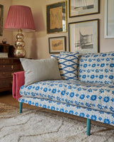 Indigo Block Fabric Sample