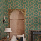 Boteh Moss Large Wallpaper Sample