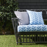 Cassis Prussian Blue Outdoor Performance Fabric Sample