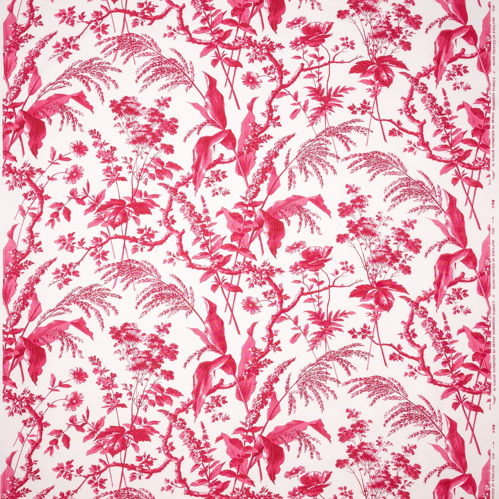 Aspa Raspberry Fabric Sample – The Fabric Collective