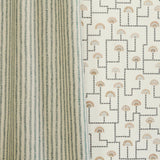 Path Ocean Fabric Sample