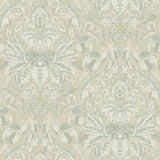 Damaskus Grand Persian Blue Wallpaper Sample