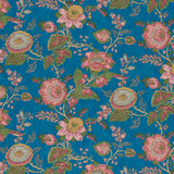 Indiennes Jewel Blue Wallpaper Sample