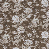 Indiennes Monochrome Tobacco Wallpaper Sample