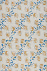 Isabelle Large Yellow & Blue Wallpaper Sample
