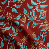 Snowbrush Garnet Fabric Sample