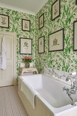 Aspa Green Wallpaper Sample