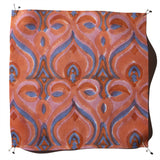 Khiva Turkish Red Block Print Fabric Sample