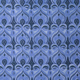 Khiva French Blue Block Print Fabric Sample