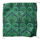 Khiva Malachite Block Print Fabric Sample