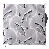 Nara Platinum Block Print Fabric Sample