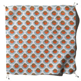 Olga Persimmon Block Print Fabric Sample