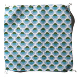 Olga Ocean Block Print Fabric Sample