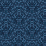 Damaskus Parchment Lapis Wallpaper Sample
