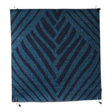 Bahia Grasscloth Midnight/Blue Wallpaper Sample