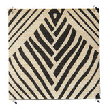 Bahia Grasscloth Onyx/Natural Wallpaper Sample