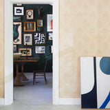 Bahia Grasscloth Sand/Natural Wallpaper Sample