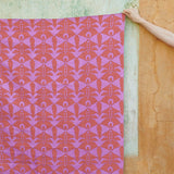 Capretto Flame/Fuchsia Fabric Sample