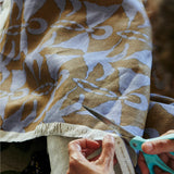 Capretto Thistle/Tobacco Fabric Sample