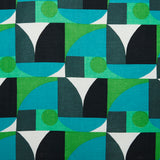 Condesa Peacock/Lime Fabric Sample