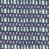 Panarea Ink/Fuchsia Fabric Sample