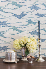 Toile De Terrain Lake Wallpaper Sample