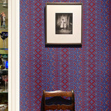 Taklamakan Indigo Wallpaper Sample