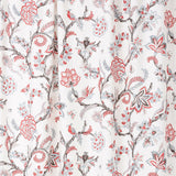 Palampore Coral & Sky Fabric Sample