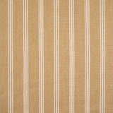 Branca Ticking Stripe Biscotti Fabric Sample