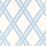 Trellina Diamond Sky on Blanc Wallpaper Sample