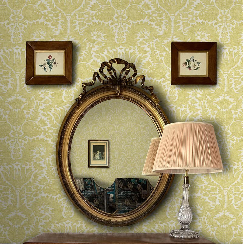 Pomegranate Standard  Libyan Lime Wallpaper Sample