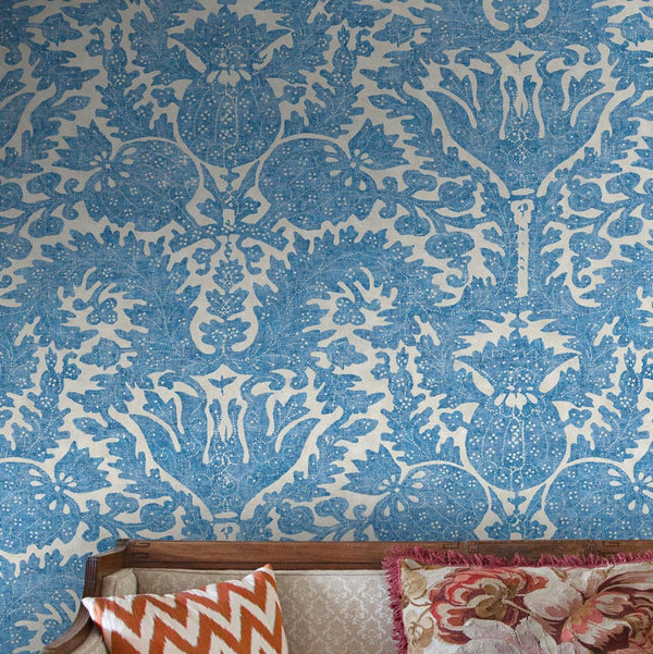 Pomegranate Standard Byzantine Blue Wallpaper Sample