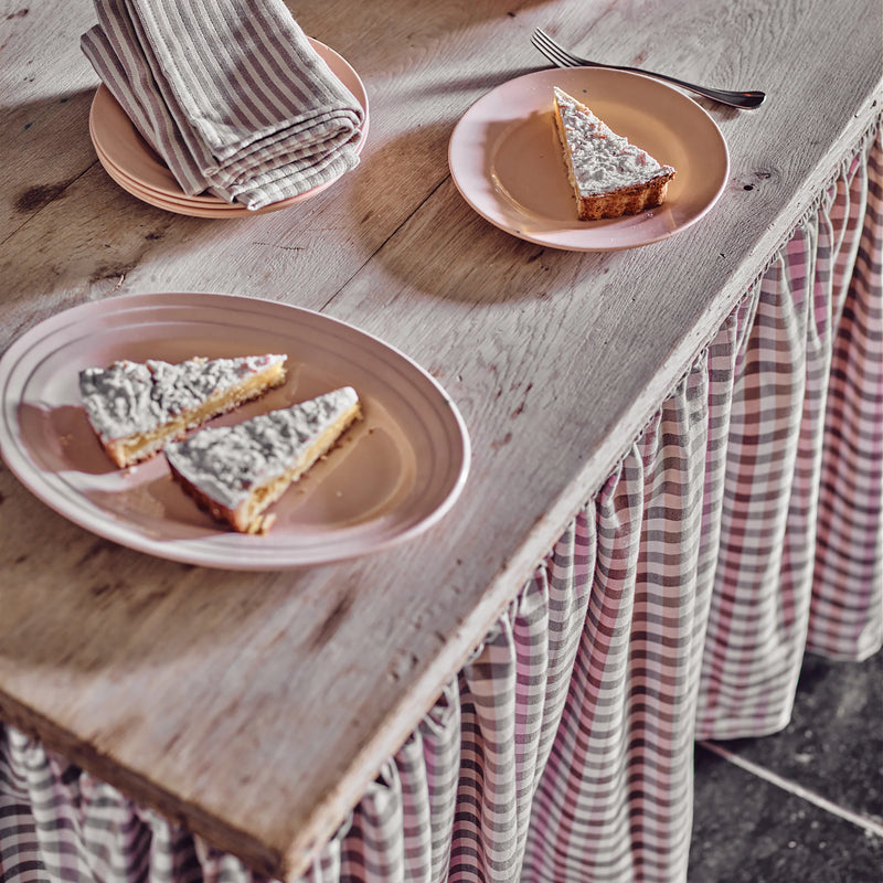 Dresser Check Dusky Pink Sample
