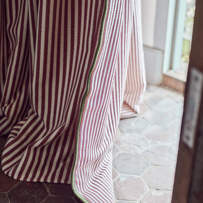 Harbour Stripe Redwood Wool Sample