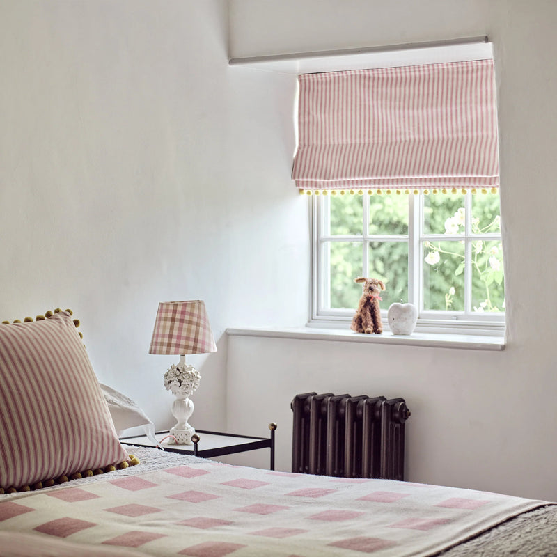 Tick Stripe Pink Sample