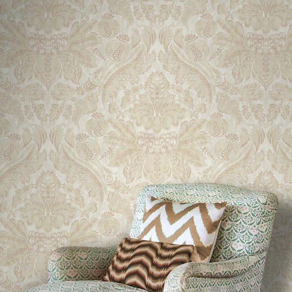 Damaskus Grasscloth Jasmine Wallpaper Sample