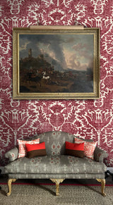 Pomegranate Red Wallpaper Sample