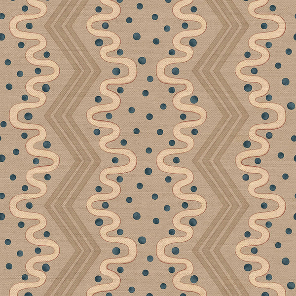 Madame Ziggle Oat Fabric Sample