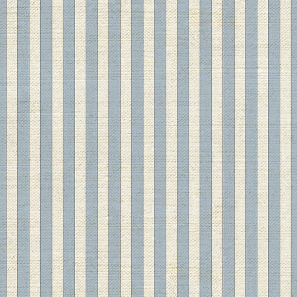 Tuscan Stripes Blue Fabric Sample