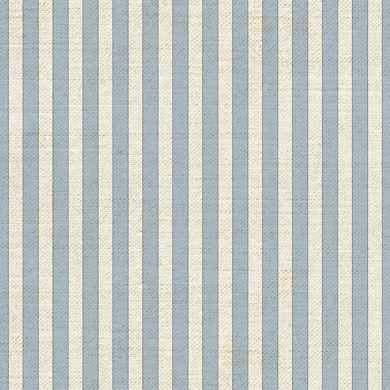 Tuscan Stripes Blue Fabric Sample