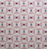 Broken Dishes Mulberry Pink Woven Fabric Sample