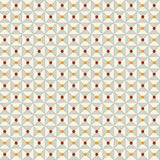 Broken Dishes Nostalgic Blue Wallpaper Sample