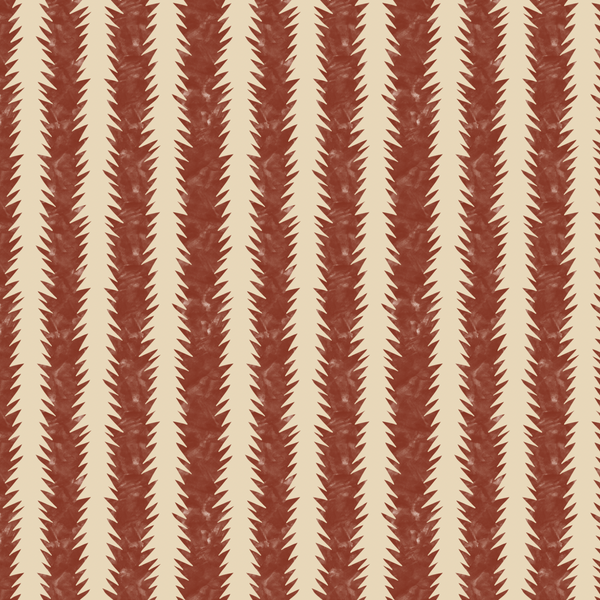 Atria Midi Coral and Cream Wallpaper Sample